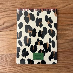 NWT Kate Spade forest feline top spiral notebook